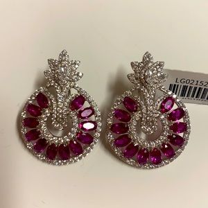 Dazzling earrings
